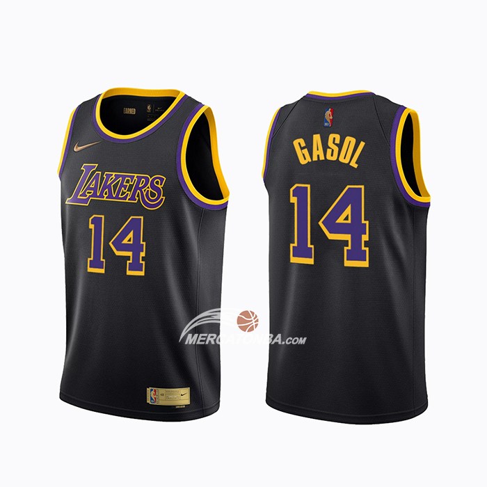Maglia Los Angeles Lakers Marc Gasol Earned 2020-21 Nero
